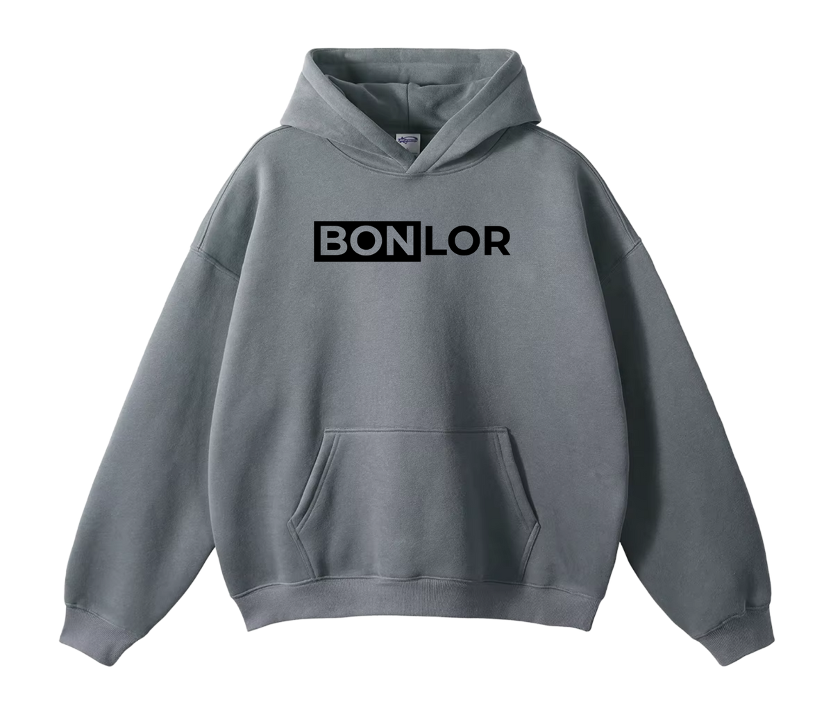 Pullover BONLOR Printed Logo Hoodie Unisex - 100% Cotton