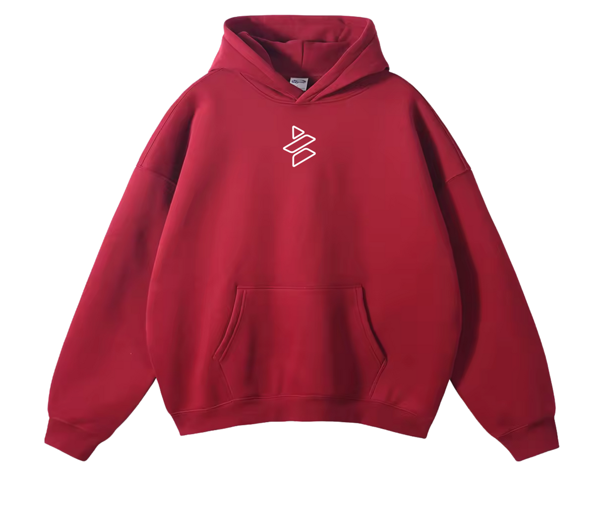 Pullover Embroidered Icon Hoodie Unisex - 100% Cotton