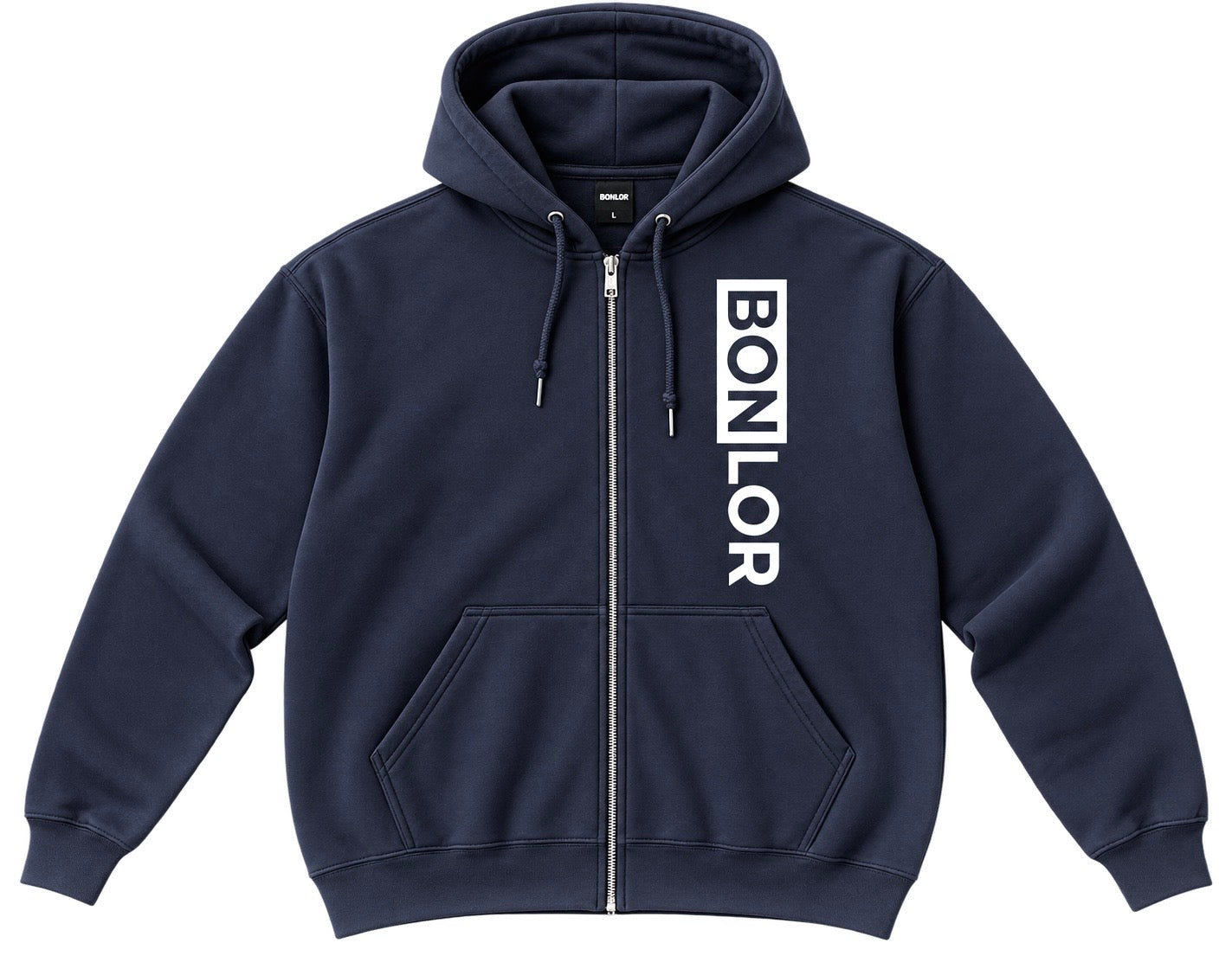 Zip-Up Print Hoodie Unisex